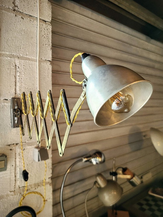 Image 1 of Lampada a fisarmonica Mazda Francia Vintage 1940