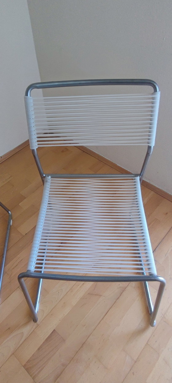 Image 1 of Sedie vintage IKEA MELKER con struttura in spaghetti
Set di 6 classici del design anni '90