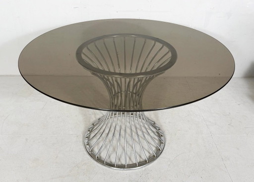 GASTONE RINALDI. Mid Century Esstisch, Italien, 1970er Jahre