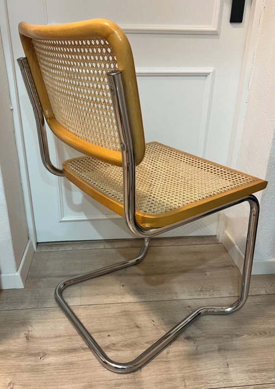 Image 1 of 6x Cesca Marcel Breuer stijl Made in Italy