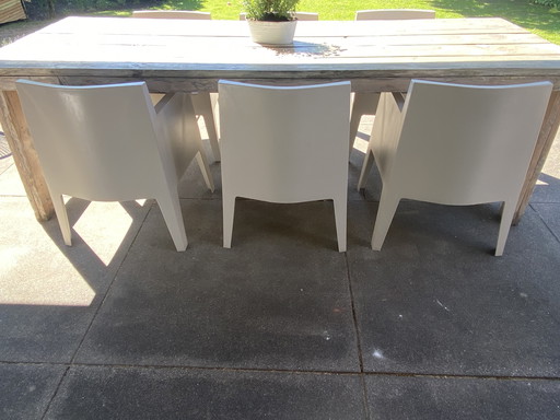 6 x Driade Toy Stoelen Ontwerp Philippe Starck