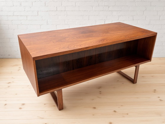 Bureau danois vintage en palissandre Torben Valeur & Henning Jensen pour Dyrlund – Bureaux, Wool (photo 9 of 13)