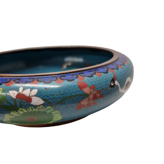 Image 1 of Ciotola cloisonné unica dei primi del XX secolo