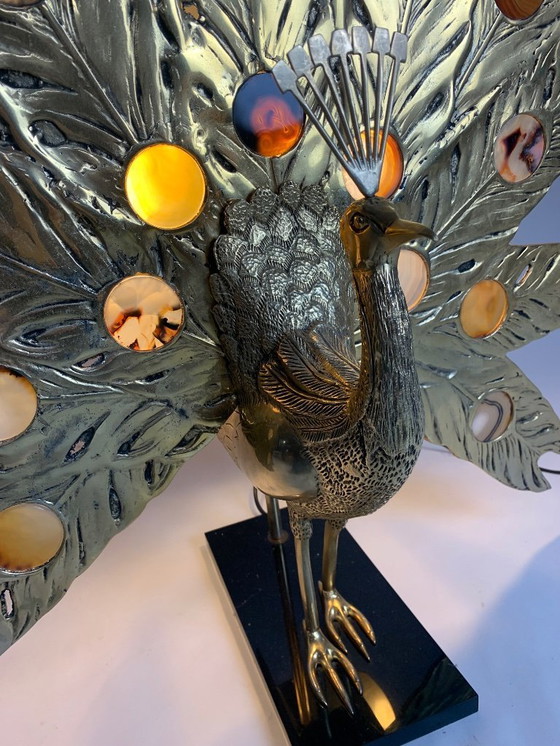 Image 1 of Fondica Peacock tafellamp