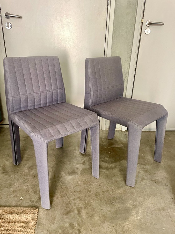 4 sillas de comedor Ligne Roset Facett – Metal, Polyester (photo 2 of 9)