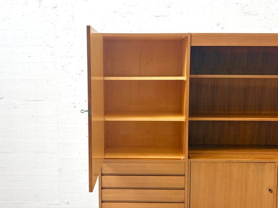 Image 1 of Woonkamermeubel uit het midden van de 20e eeuw, gemaakt van teakhout, Zwitserland, jaren 60.