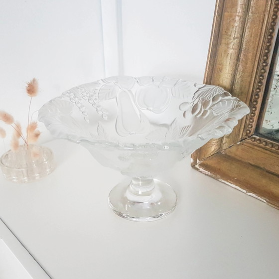 Fruttiera vintage in vetro stampato – Stoviglie (photo 10 of 10)