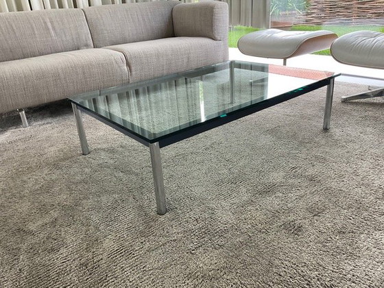Image 1 of Table basse Cassina Le Corbusier LC 10 en gris-bleu