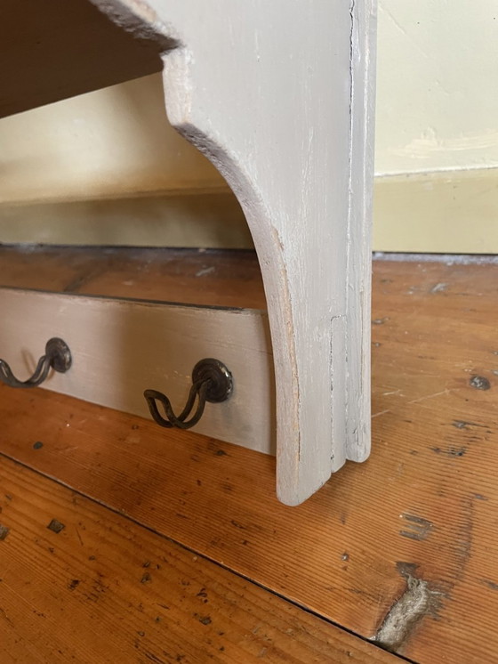 Image 1 of Grande scaffale da parete, scaffale da cucina con ciotole, stile antico francese