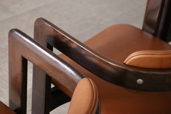 Image 1 of Chaises Pamplona d'Augusto Savini pour Pozzi, Italie, années 1960, ensemble de 8