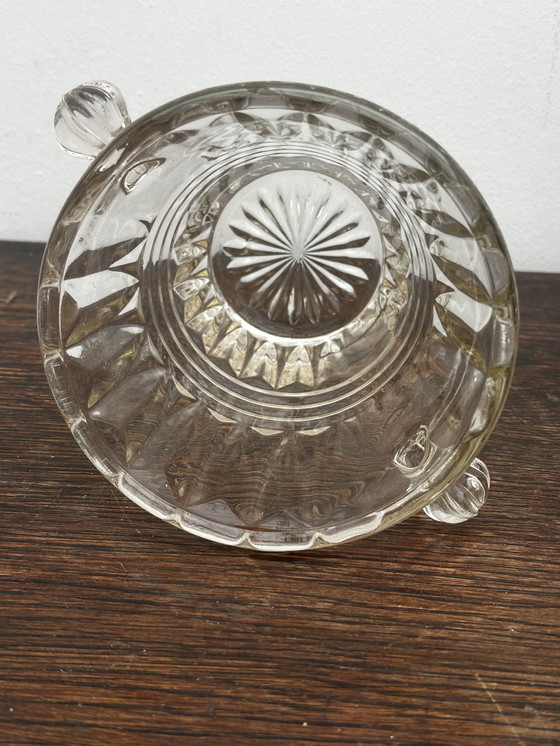 Image 1 of Small vintage cut glass ice bucket - H 12 cm