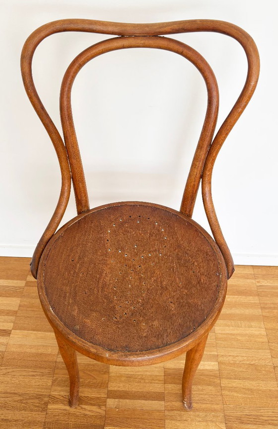 Sedia da caffè vintage in stile Thonet – Sedie da pranzo, Wood (photo 5 of 7)