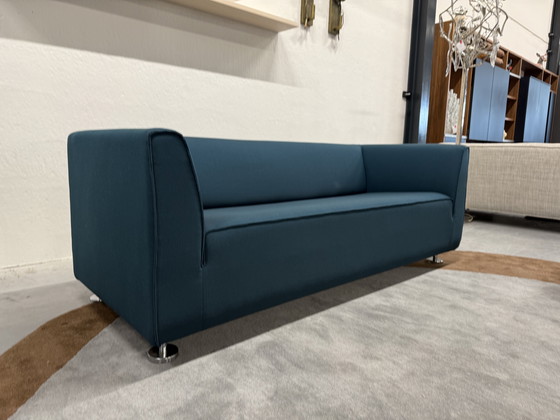 Image 1 of Divano Gelderland 4800 2,5 posti tessuto blu L190