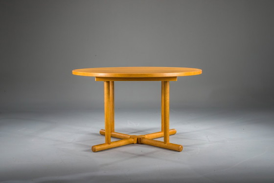 Image 1 of Danish Extendable Oak Dining Table by Kurt Østervig for Jason Møbler, 1950s