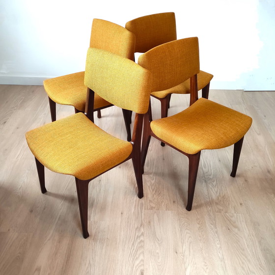 Image 1 of Vintage set of 4 dining chairs by Parisi – MiM Roma