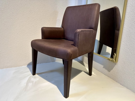 Promémoria Isotta Große Stühle von Romeo Sozzi, 10 Stück – Promemoria, Esszimmerstühle, Wood, Textile (photo 4 of 11)