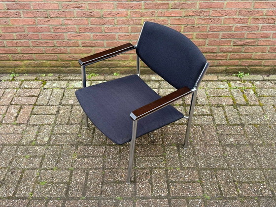 Image 1 of 3 x Vintage Gijs van der Sluis 'Model 60' Armstoel voor 't Spectrum