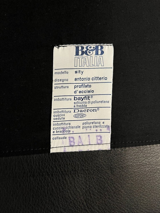 Image 1 of Salon complet Canapé Sity & fauteuils Baisity par Antonio Citterio pour B&B Italia, 1980