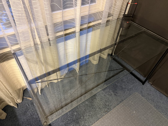 Image 1 of Glastafel, minimalistisches Design 70x140x73 cm