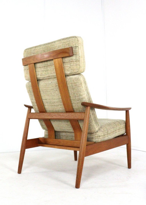 Arne Vodder for CADO armchair FD164 + ottoman vintage Danish