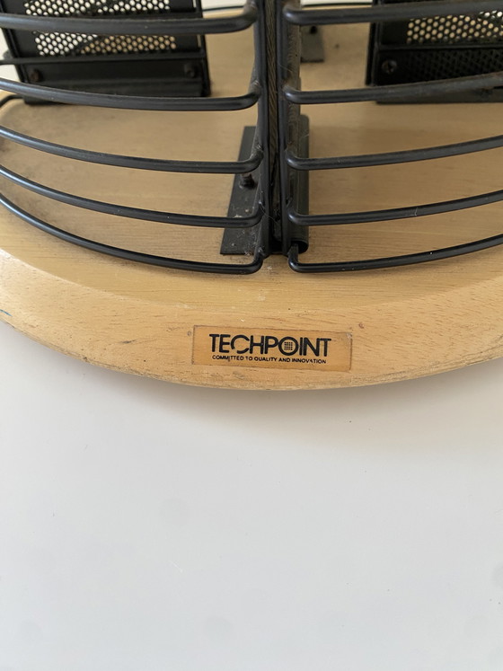 Image 1 of Vintage Techpoint rotating CD rack in Memphis style - 1980s