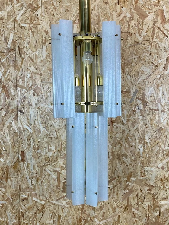 Image 1 of Lampadario anni &#39;60-&#39;70, enorme lampadario in vetro di Murano, lampada a sospensione, Limburgo anni &#39;60