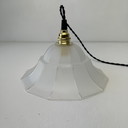 Paar vintage Art-Deco hanglampen
