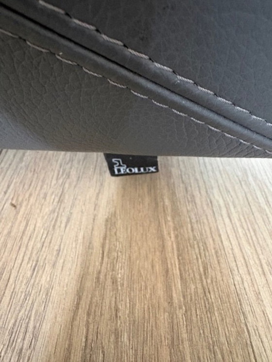 Image 1 of Fauteuil Leolux Dolcinea - Cuir anthracite - Très bon état