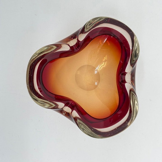 Image 1 of Juego de 4 cuencos de cristal de Murano Summers, diseño de mediados de siglo, década de 1970.
