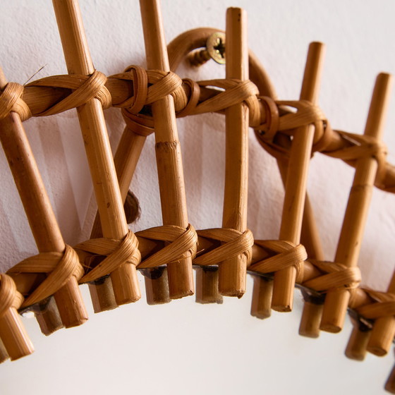 Image 1 of MK10881 Specchio con cornice in canna e rattan