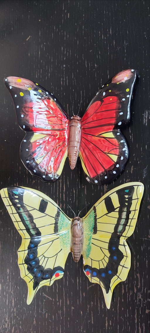 Ceramic butterflies Vallauris