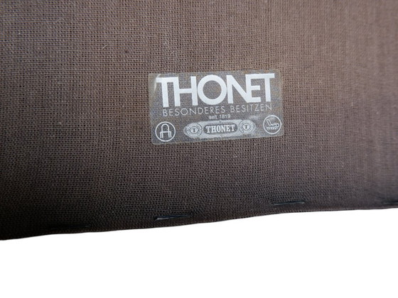 Image 1 of Set van 6 leren Thonet stoelen