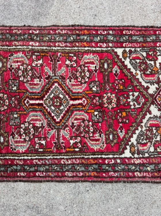 Small antique Hamadan Persian rug, Rugs & carpets, Wool, Red (photo 10 of 15)