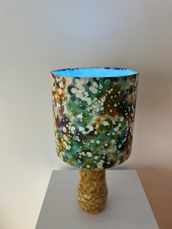 Image 1 of Lampe de table sans fil fabriquée à partir d'un vase Scheurich vintage