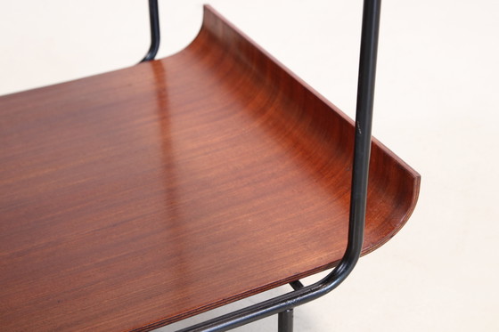 Image 1 of Chariot à thé en contreplaqué de Franco Campo et Carlo Graffi pour Stilcasa