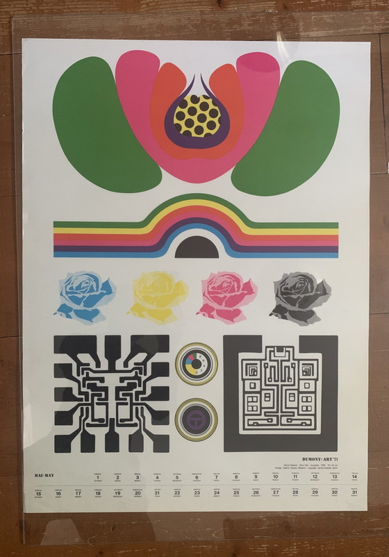 Image 1 of 16 Lithos von 1970-71-72 aus dem berühmten Dumont Art kalender