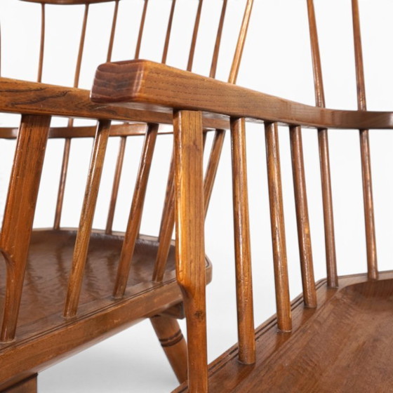 Image 1 of Par de sillones Windsor hechos a mano, Inglaterra, circa 1960.