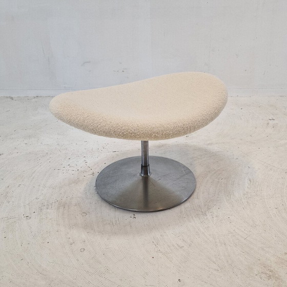 Image 1 of Vintage globe fauteuil met voetenbankje van Pierre Paulin voor Artifort, 1960