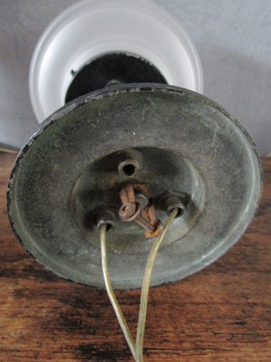 Image 1 of Prachtige Antieke/Retro/Vintage Hal Lamp.