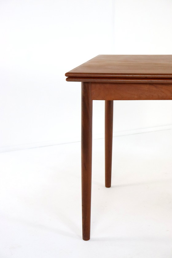 Image 1 of Danish Extendable Rectangular Dining Table 'Nymark' Vintage