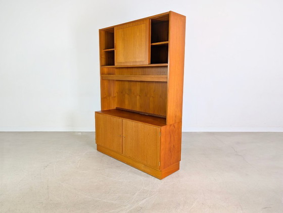 Image 1 of Original Poul Hundevad Midcentury Cabinet Bookcase Teak 1960s