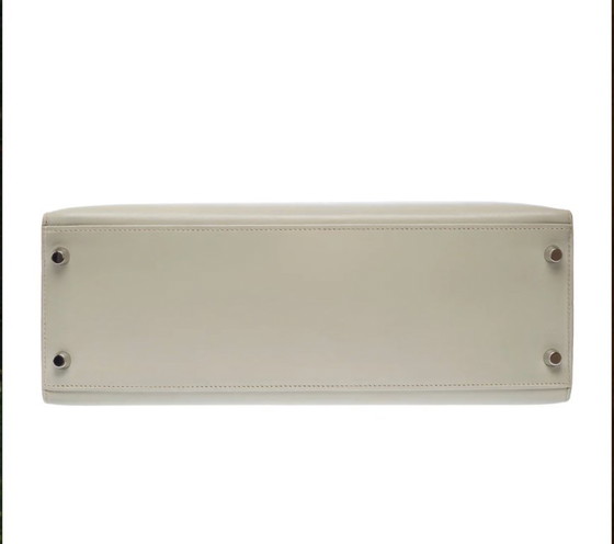Image 1 of Borsa HERMES Kelly 32 in cuoio grigio - 103303