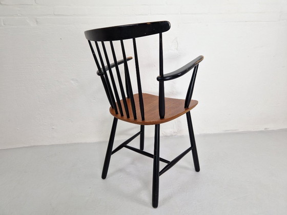 Image 1 of Stuhl im Tapiovaara-Stil von Polonio Holland 1960s