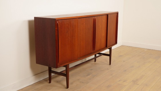 Credenza alta vintage | Teak | Arne Vodder per H.P. Hansen | 200 cm – arne vodder voor H.P Hansen (photo 2 of 14)