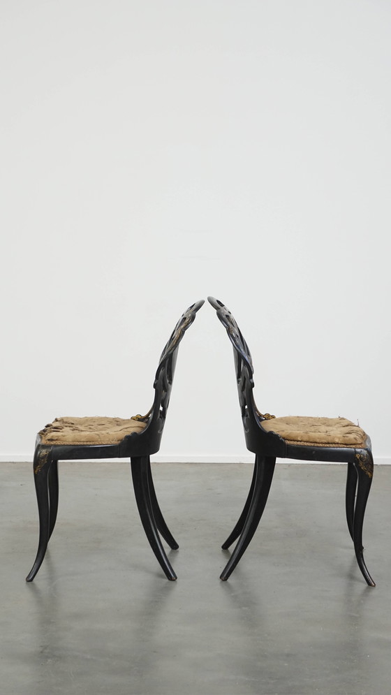 Image 1 of 2 x Mother of Pearl Chair