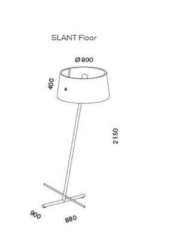 Image 1 of Design staande lamp Slant van Serien Lightning