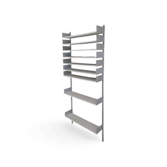 Original Dieter Rams 606 Midcentury Shelving unit Vitsoe Aluminium2 (photo 3 of 7)