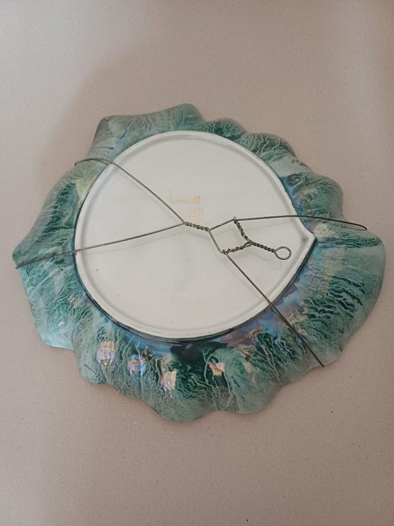 Josef Ekberg Gustavsberg – Large Decorative Ceramic Platter – Art Deco 1931 – Wall decoration (photo 3 of 6)