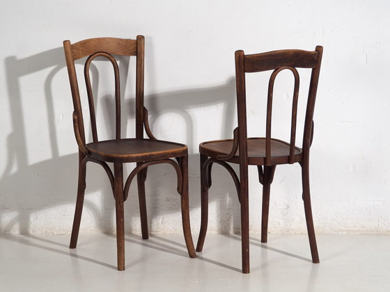 Chaises de salle à manger antiques (c.1920). Lot de 6 pièces #2 (photo 24 of 40)