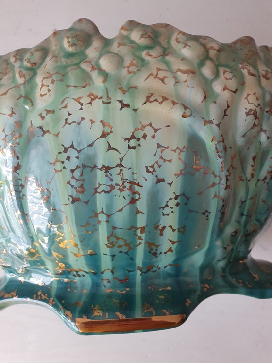 Image 1 of Jardinera Art Deco Faïenceries de Thulin – modelo 2071 – modelo de catálogo – ca. 1935